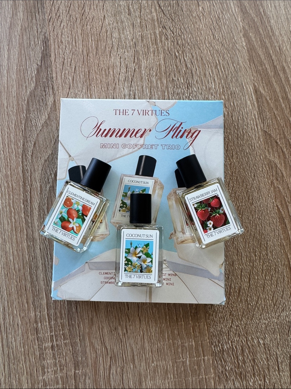 Sephora The 7 Virtues Summer Fling Mini Perfume Trio - Blue, White, Black
